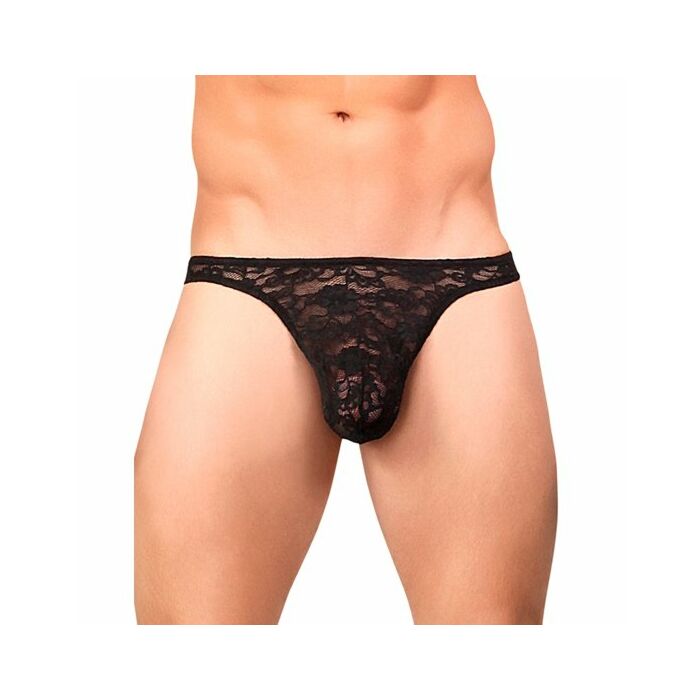 poder tanga de renda preta masculina
