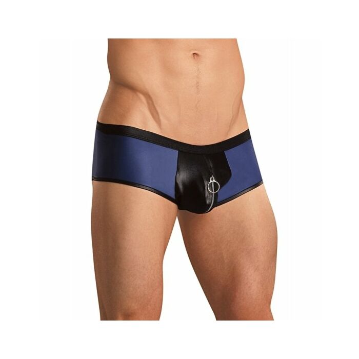 poder Pugilista masculino preto-azul zipper