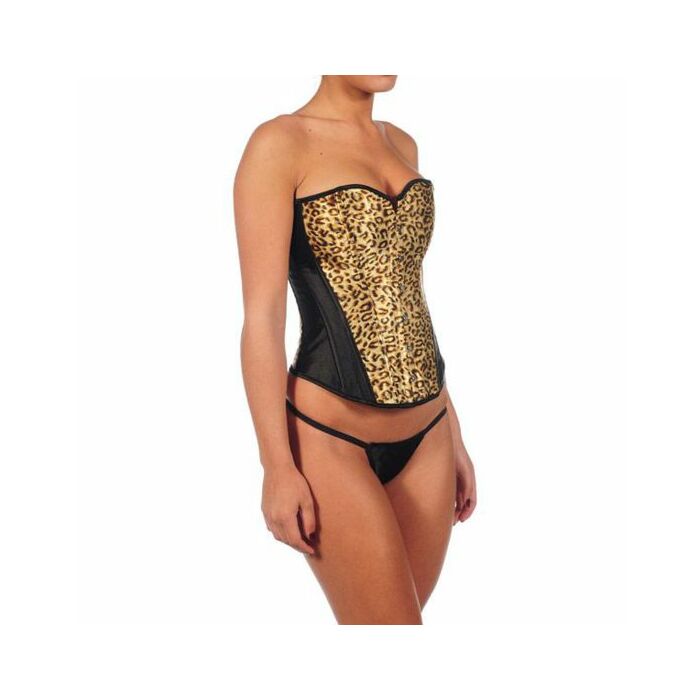 corpete Intimax Leopardo de Ouro