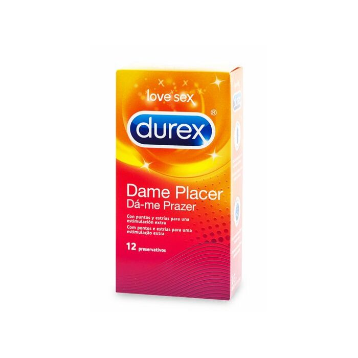Durex Pleasure Dê-me 12 unidades - Durex