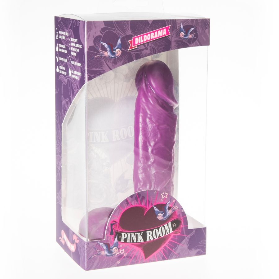 Pink room amadeo dildo realistico lila 15.5 cm