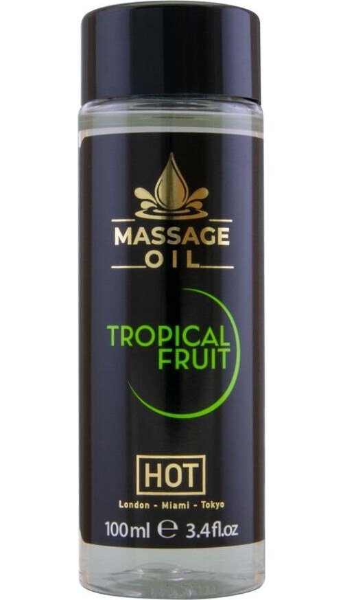 Óleo de Massagem HOT Frutas Tropicais 100ml com Aroma Exótico