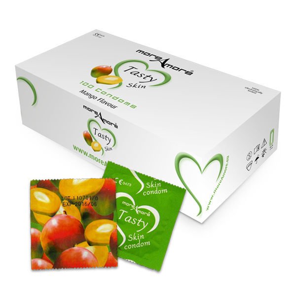 MoreAmore preservativos punho gosto (caixa de 100 unidades)