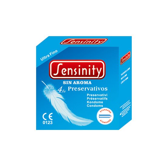 preservativos naturais Sensinity 4 pcs