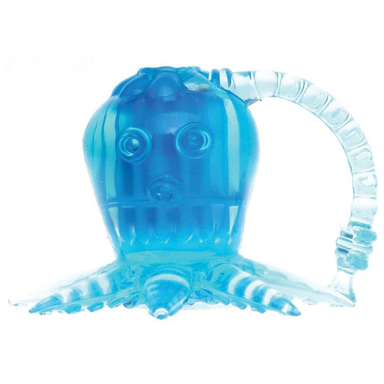 Octopus mini-vibrador azul