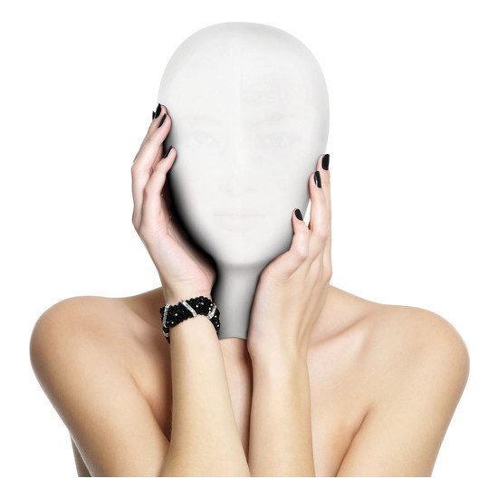 Ouch subjugação máscara branca