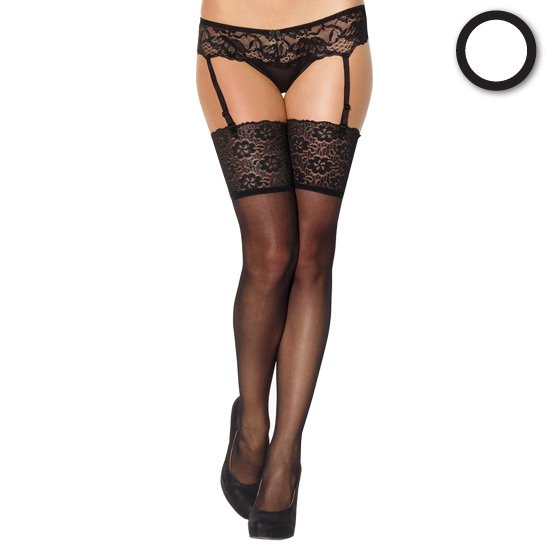 Beije-me sentir-me touch'n'close meias brancas