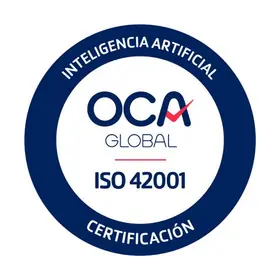 Marca de certificação da OCA para a ISO/IEC 42001